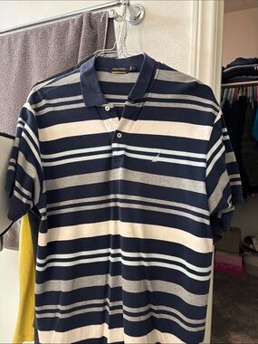 Nautica men’s polo shirt size large